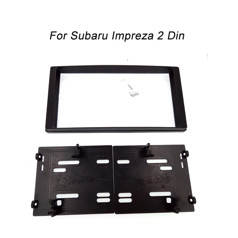 

Size 173*98MM Double Din Car Fascia for Impreza Forester Face Frame Install Kit Cover Radio Stereo Headunit Dash Trim Plate