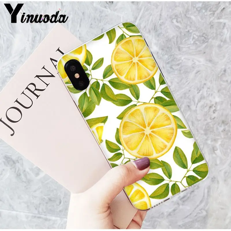 Yinuoda свежих лимонов Одежда DIY чехол для телефона iPhone X XS MAX 6 6S 7 7plus 8 8Plus 5 5S XR|Бамперы|