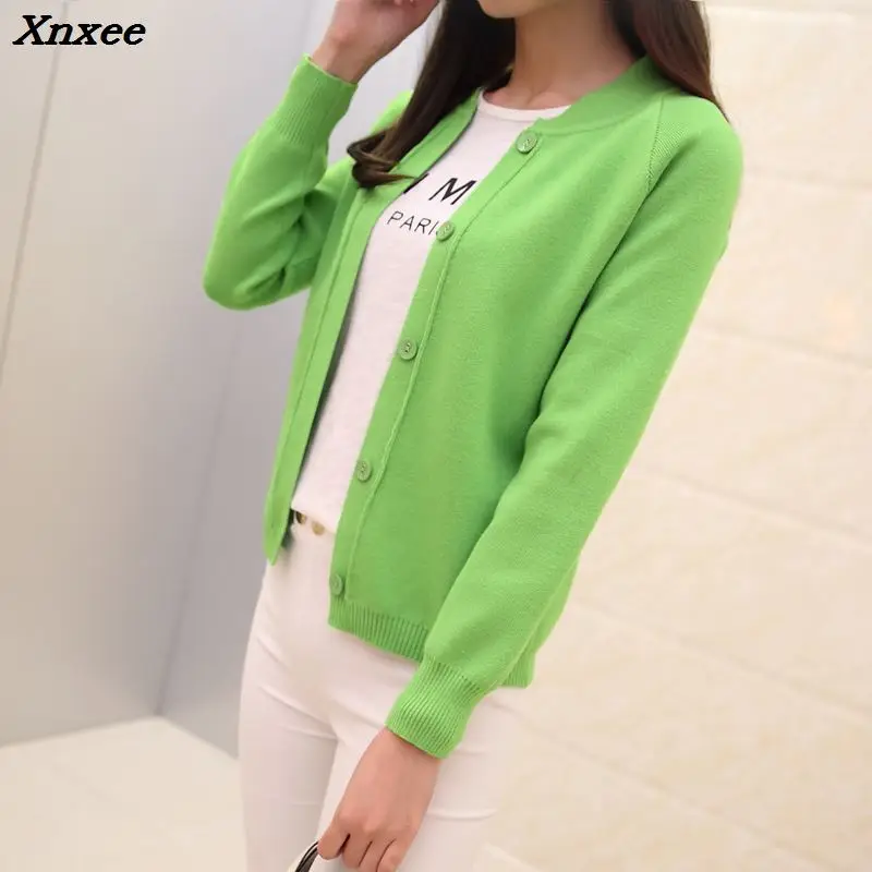 Xnxee New spring summe female knit cardigan sweater coat short female a little shawl knitted jacket female 11 color Xnxee New spring summe female knit cardigan sweater coat short female a little shawl knitted jacket female 11 color