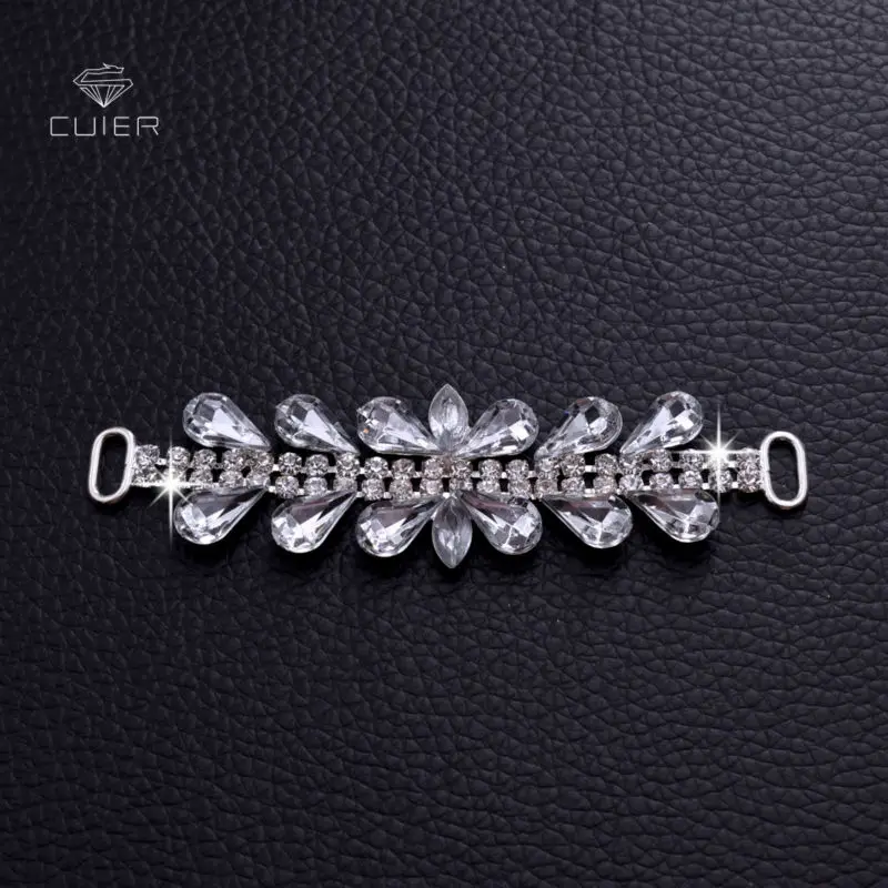 

DIY 30pcs Drop Strass Crystal Rhinestone Buckles Sew on Decorations for Bikini Connector Sewing craft Rhinestones Accessories