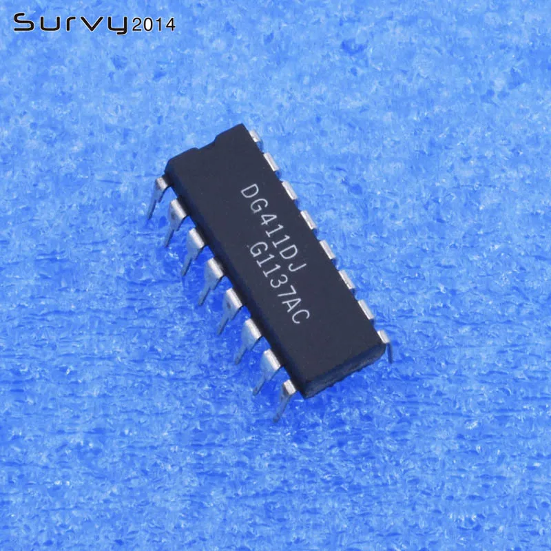 

1pcs DG411DJ DIP-16 Precision, SPST, CMOS Analog Switche
