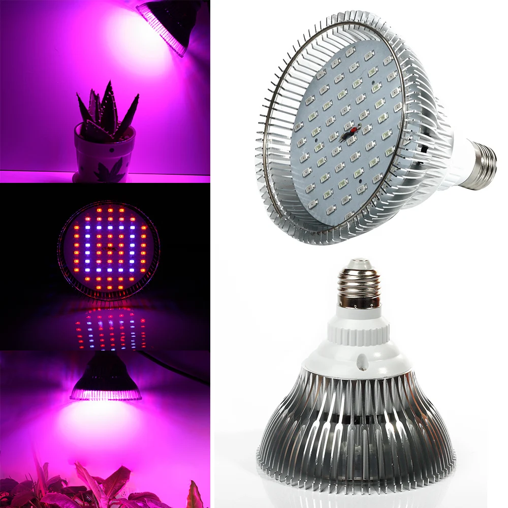 

Full Spectrum 24W 36W 52W 58W E27 LED Grow Lights LED Horticulture Grow Light for Garden Flowering Plant and Hydroponics System