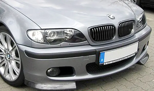 M-TECH Реальные углеродного волокна передний сплиттер спойлер для BMW E46 2D 4D 1 пара B013