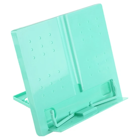 

Adjustable Plastic Bookend For Reading Comptuer Typewriter Universal Tablet Stand Mini Table Easels Office School Supply
