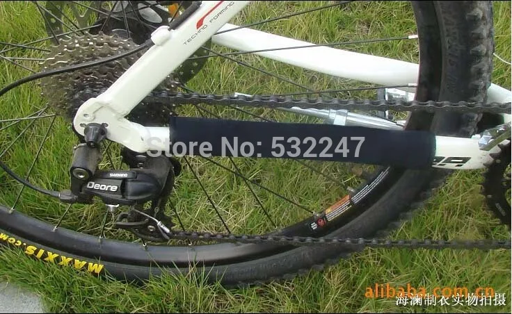 MTB Bike Bicycle Frame Chain Guard Chain Stay Rear Fork Pad Protector Cover AL