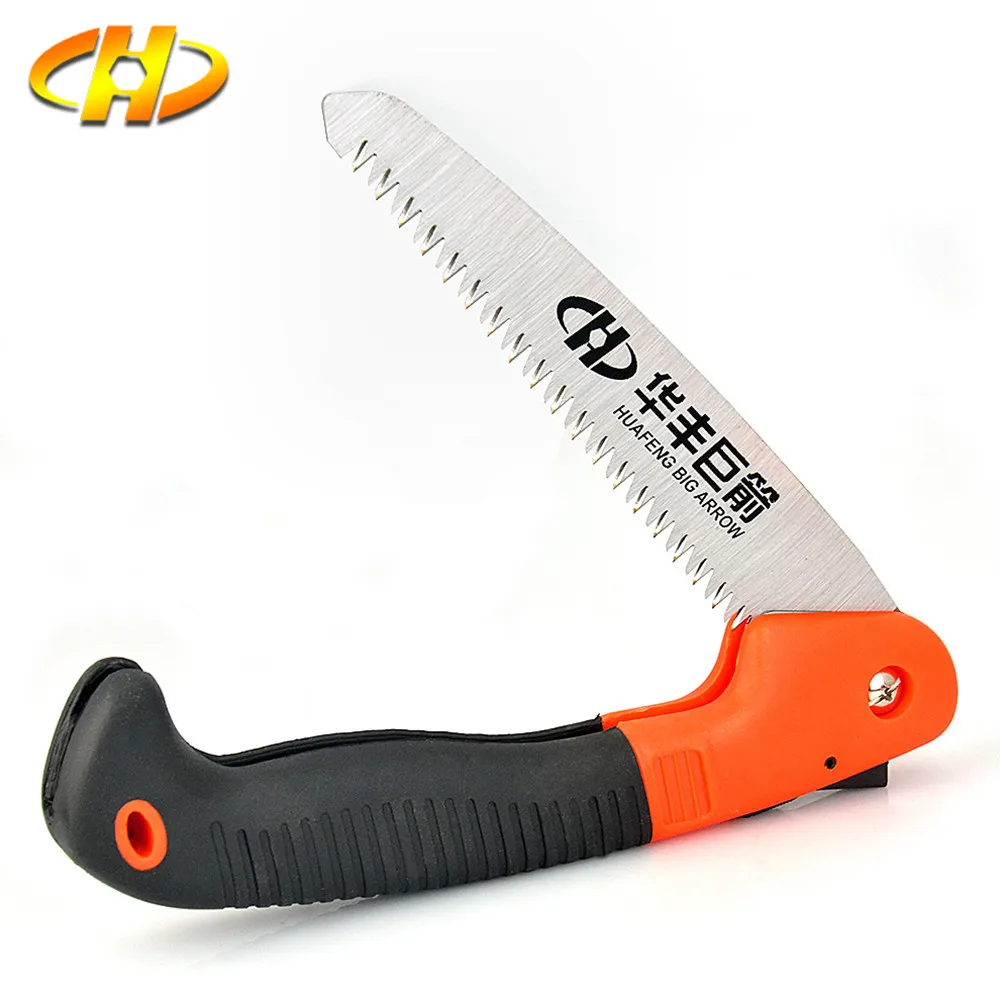 HUAFENG BIG ARROW Folding Saw Three Sides Cutting Edges Hand Saw