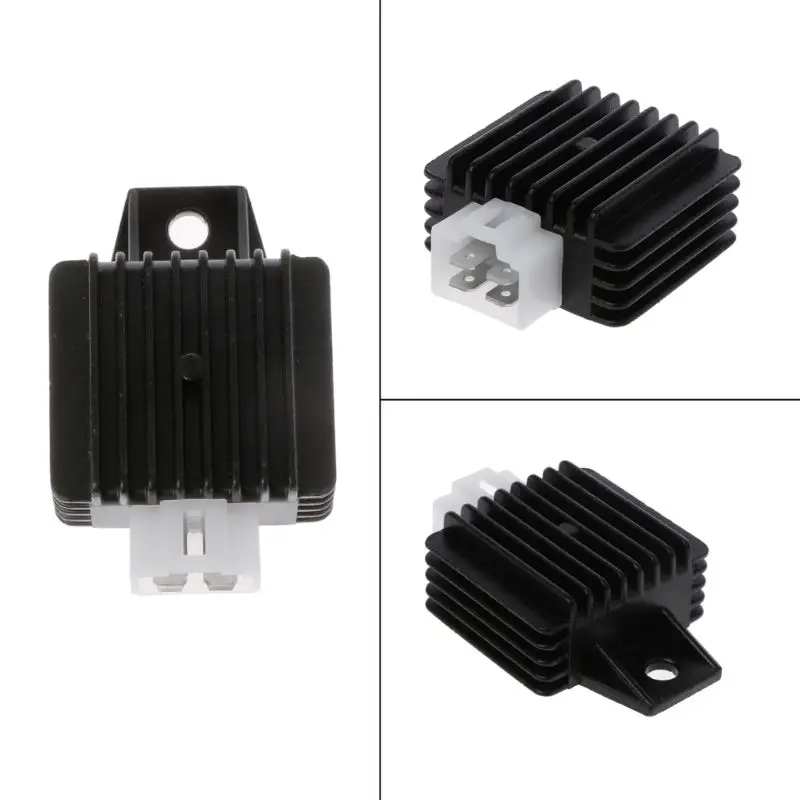 

12V 4 Pin Motorcycle Voltage Rgulator Full Wave Rectification For 50cc 70cc 90cc 110cc 125cc ATV Dirt Bike Go Part Gas Scooter M