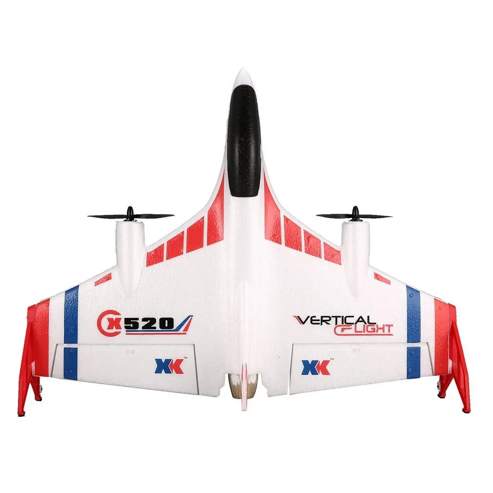 XK X520 6CH 3D/6G Самолет VTOL вертикальный взлет Land Delta крыло бесщеточный Радиоуправляемый Дрон фиксированное крыло самолет игрушка с переключателем режимов