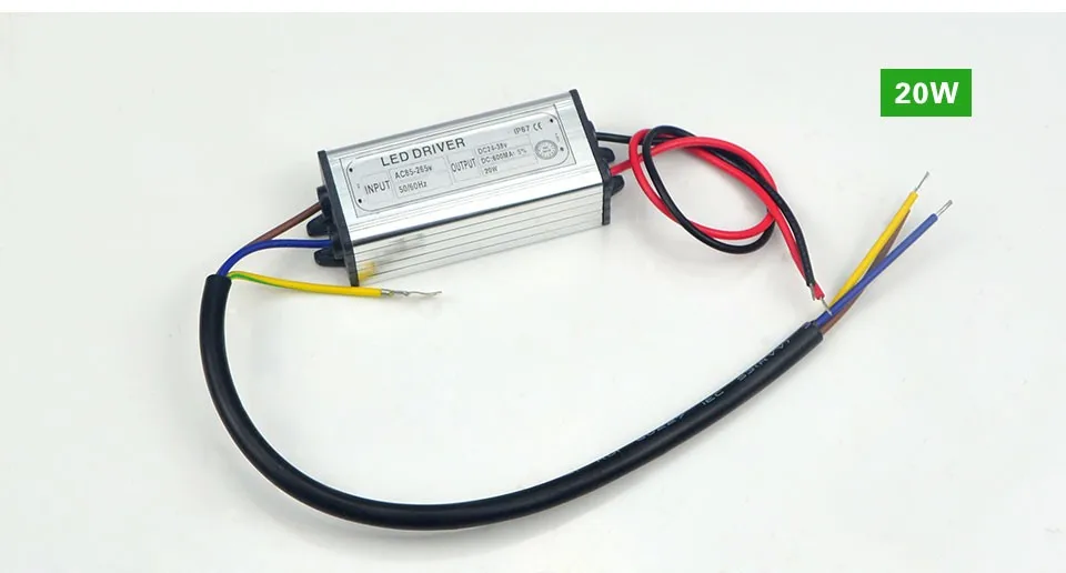 85 V-265 V к DC 24 V-38 V светильник, адаптер трансформатора 10W 20W 30W 50W COB светодиодный чип, драйвер питания для прожекторная софитная лампа