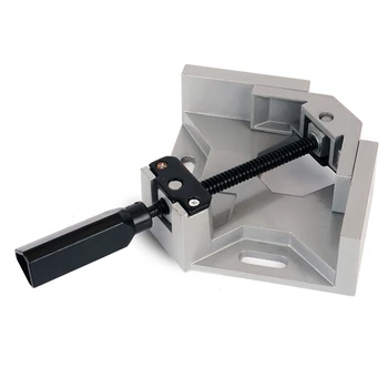 

90 Degree Right Angle Clamp Frame Clip Woodworking Aluminum Single/Double Handle Right Angle Folder Tool Right Angle Clamp