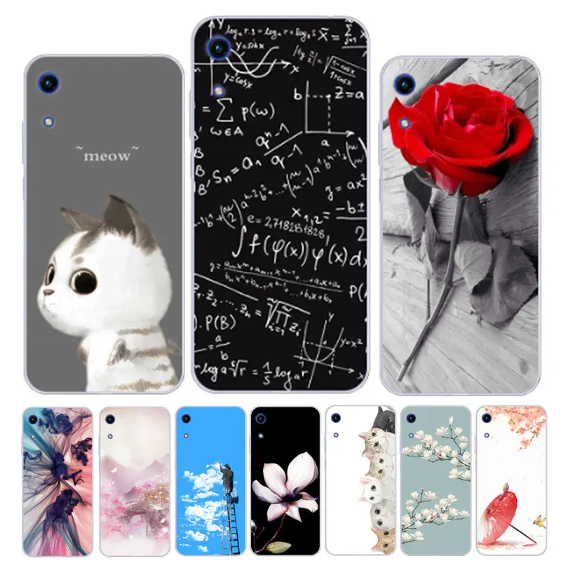 

For Huawei Honor Play 8A Case 6.09" Silicone Soft TPU Print Phone Case Cover For Huawei Honor 8A Honor8A No Fingerprint Hole