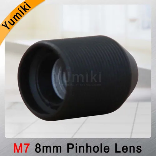 Yumiki CCTV 렌즈, 1/3 HD 8mm 핀홀 렌즈 감시 카메라, 45 도 적외선 M7 렌즈 스레드, 1.3MP 3
