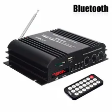 KROAK 4 Channel Audio Amplifier HiFi Stereo Wireless Bluetooth Amplifier Audio MP3 Player Remote Control For Car Home