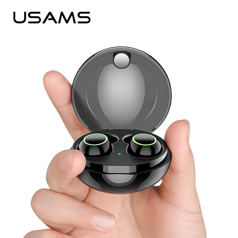 

V5.0 Wireless Bluetooth Earphones USAMS New Bluetooth Headphone 3D Stereo Wireless Earphone With Dual Microphone