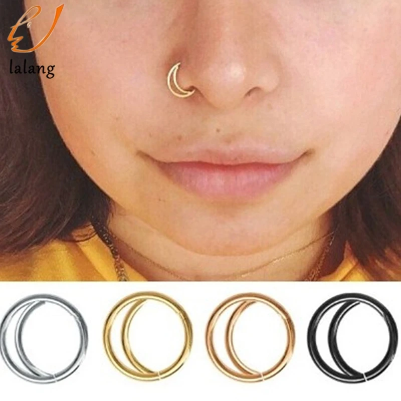 Argola Piercing Indiano Nariz Septo - Deith Pedra Zircônia