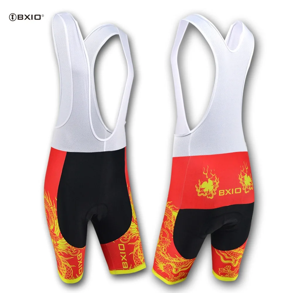 

BXIO Mens Cycling Bib shorts Bottom Ropa Ciclismo Cycling Shorts Pro 3D Padded Equipment MTB Bike Bib Clothings BX-0209R023-P