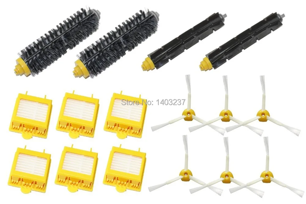 

Hepa Filters Bristle Brush Flexible Beater Brush Side Brush Cleaner Accessory For iRobot Roomba 700 Series 760 770 780 790