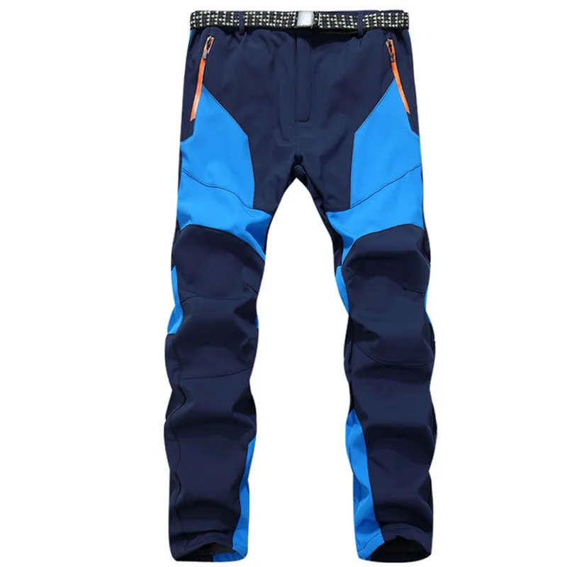 Mountainskin hombres invierno Fleece Softshell senderismo deportes al aire libre caliente pesca Trekking Camping esquí pantalones masculinos MA040