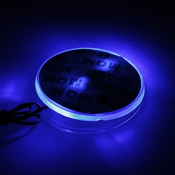 

Car 4D Light LED Logo Emblems License Plate Sticker Badge Decoration For BMW