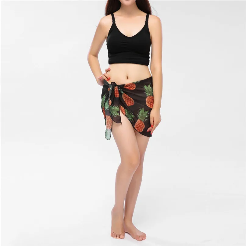 2018 Beach dress Women Beach Tunic Bikini Cover Up Sunscreen Shawl Silk Scarf beach pareo Swimwear Sexy skirt #3j03#F (20)