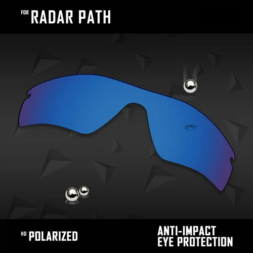 OOWLIT Объективы запасные части для высококачественные солнцезащитные очки Oakley радар ПУТЬ солнцезащитные очки поляризованные очки-разноцветный - Цвет линз: Sapphire Blue