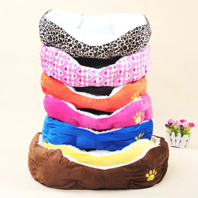 

New arrival Soft Fleece Small Pet Dog Cat Kennel Puppy Dog Cat Bed house Dog Cat Mat