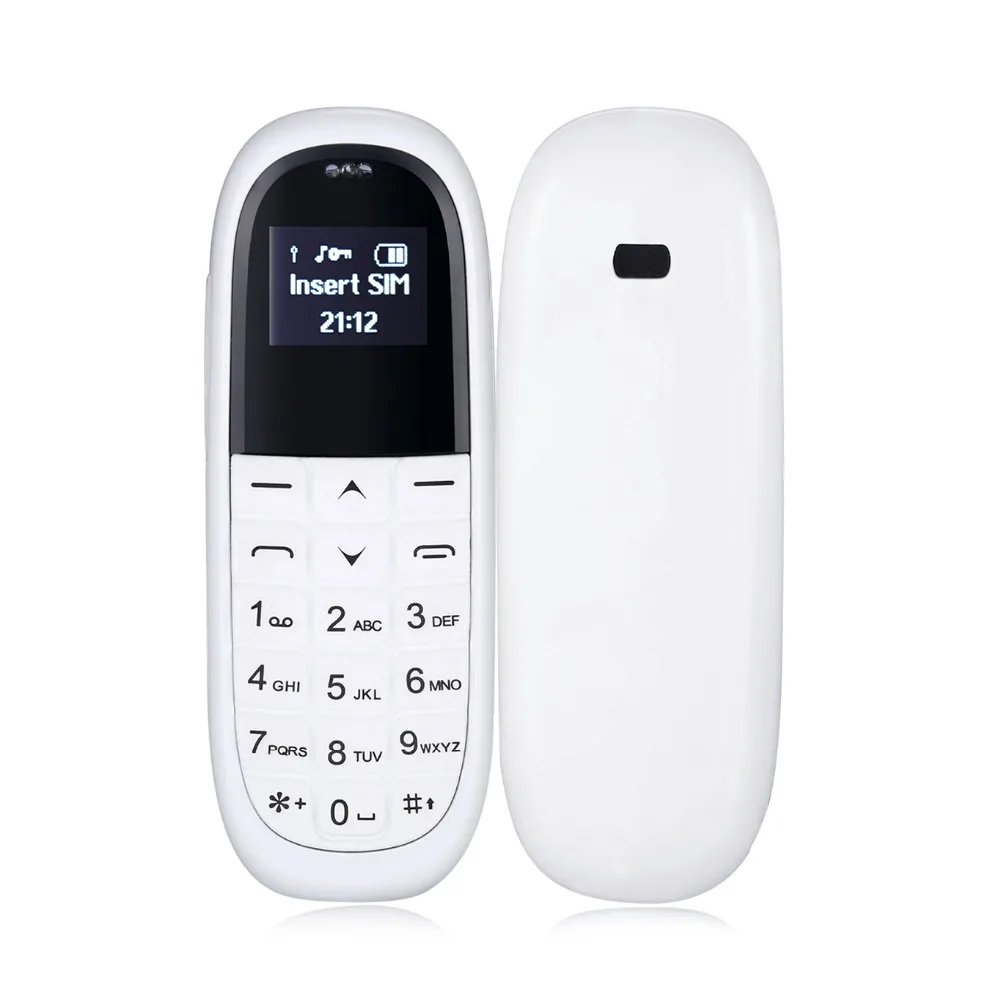 Мини мобильный телефон с карманом AEKU KK1 маленький экран 0 66 дюйма bluetooth