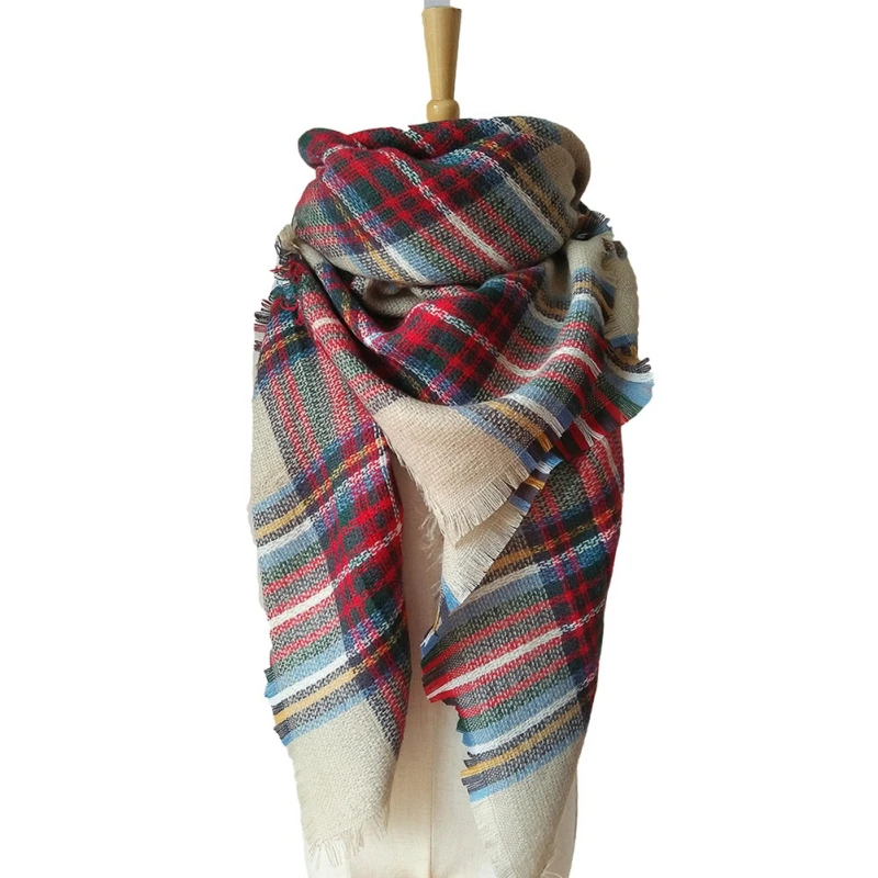 winter scarf 2016 font b Tartan b font Scarf women desigual Plaid Scarf cuadros New Designer
