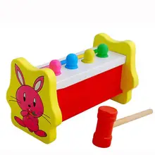 Whac-A-Mole Deluxe заземление скамейка деревянная игрушка для детей с молотком обучающая игрушка Z1112