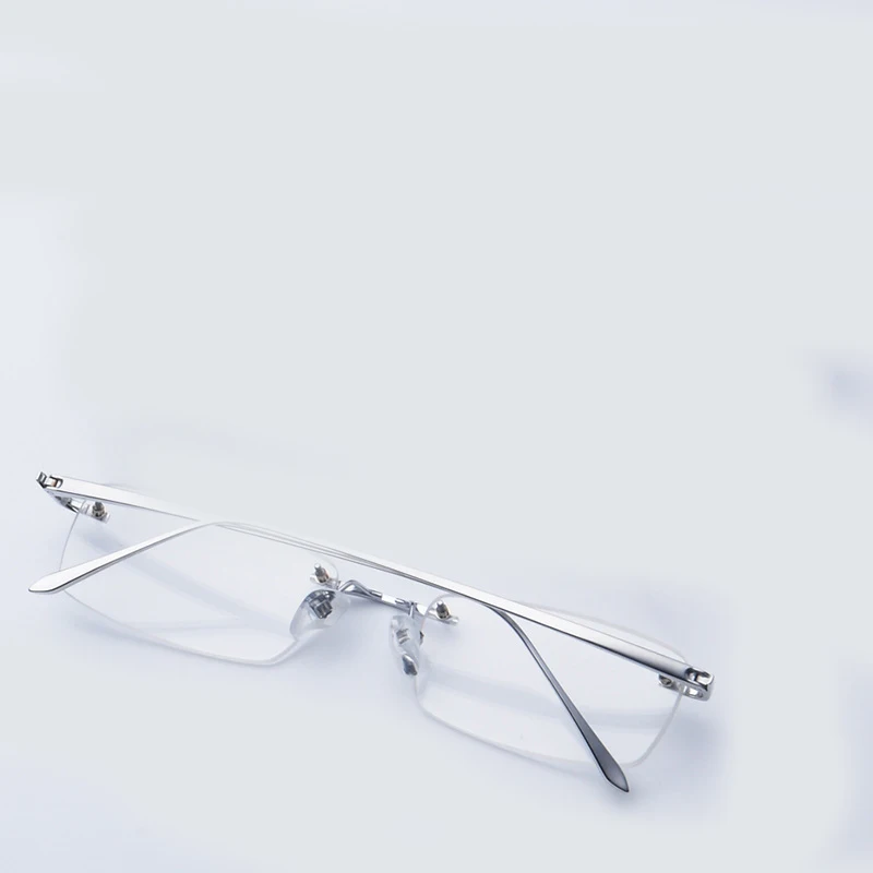 EOOUOOE дизайн чистый титан для женщин мужчин унисекс без оправы очки прописные очки Oculos очки Gafas оптика Glasse оправа