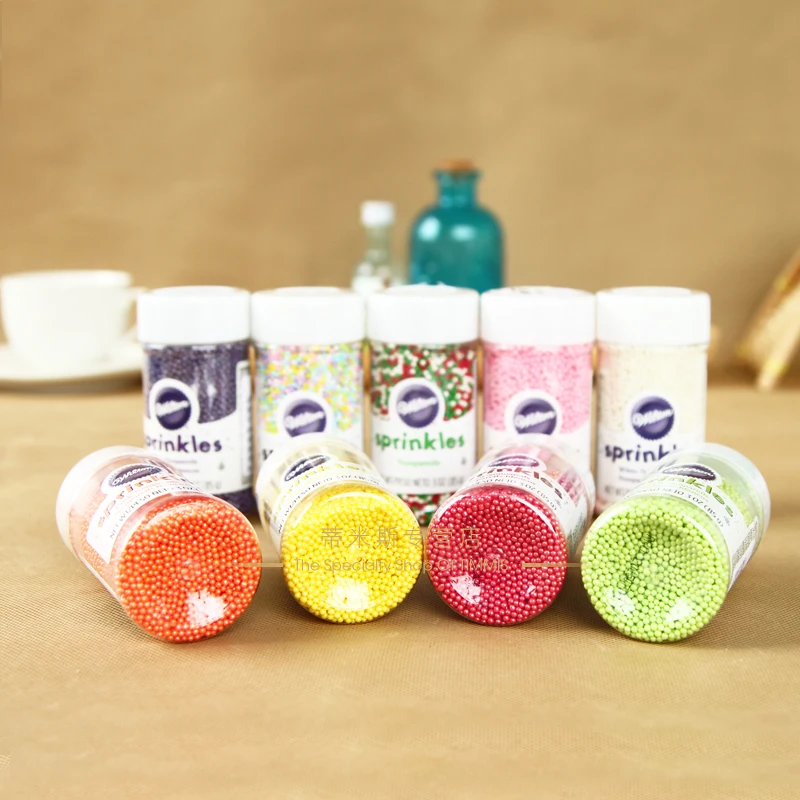 Бесплатная доставка сахарные бусины 9 цветов цветные декоративные Яркие