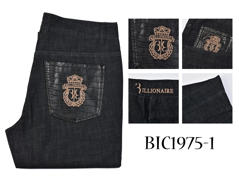 BILLIONAIRE Jeans men 2019 summer Thin new Authentic Cowhide fashion England embroidery cotton high quality 31-40 free shippng