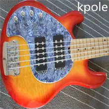 Newly born music man Bass guitar 5 string maple,Kpole left hand Bass, Chinese factory stock