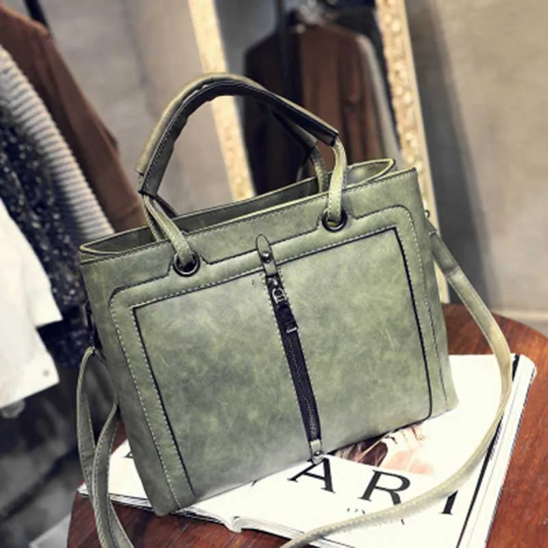 Fashion Women Leather Handbag Large Female Casual Shoulder Bag Vintage Travel Lady Bag Famous Exquisite Handle Bolsa SS7085 (7)