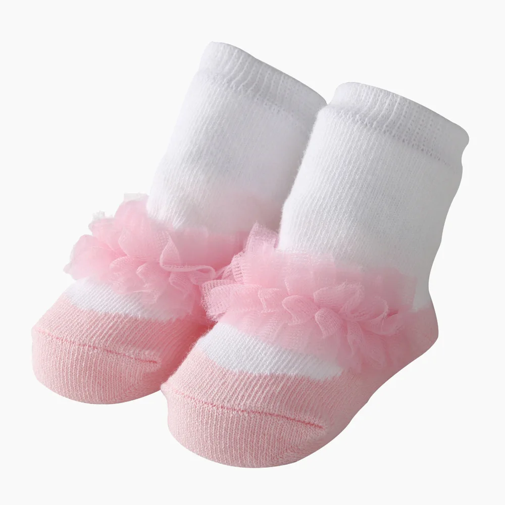 

Mery Baby Socks Yarn Lace Ballet Socks Girls Newborns Princess Holiday Birthday Gifts for Fashion Infant Girls Clothing 0-24M