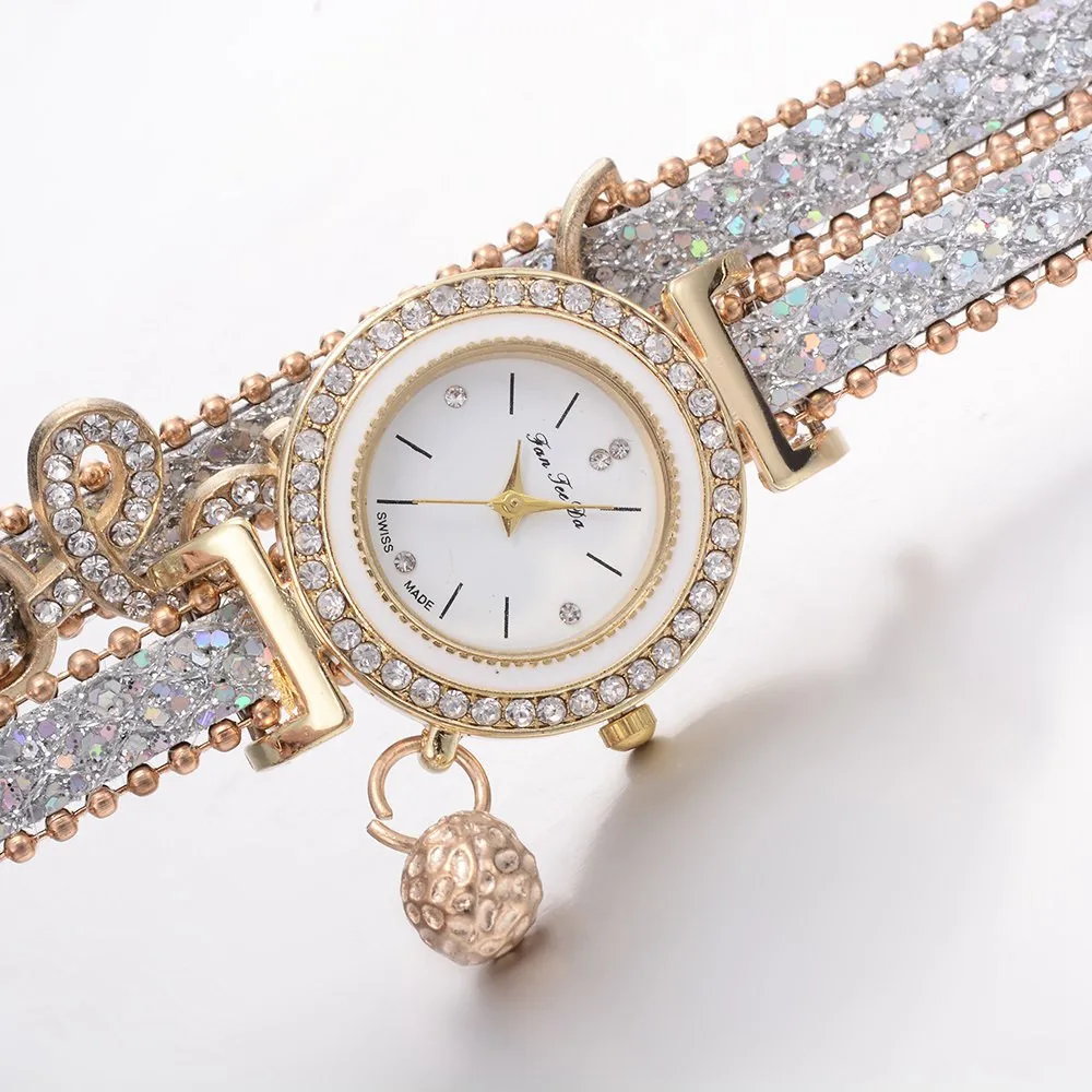 Красивые белые часы, модные кварцевые женские часы высокого качества, женские часы с браслетом, повседневные часы для влюбленных девушек, наручные часы, подарок