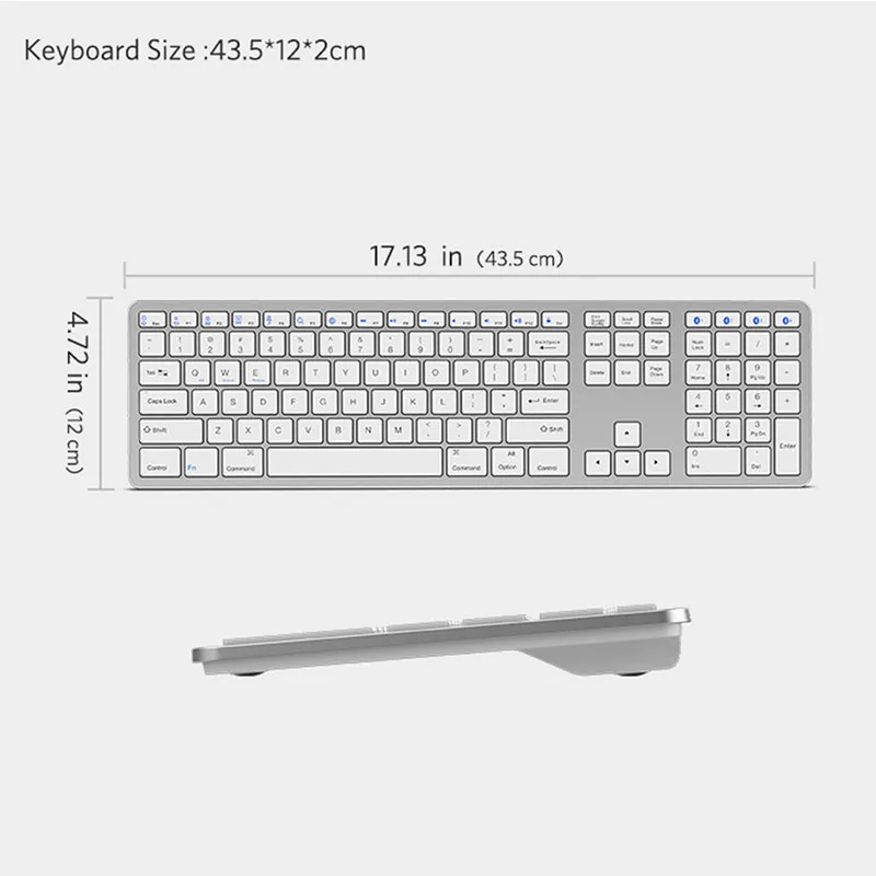 4 109 Keys Keyboard bluetooth
