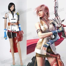 font b Final b font font b Fantasy b font XIII Lightning Customzied Cosplay font