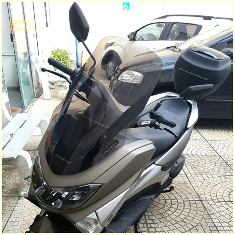 Для Yamaha 16-18 NMAX155 NMAX 155 модифицированный козырек на скутер сталь затвердевание ветрового стекла коричневые ветровые дефлекторы