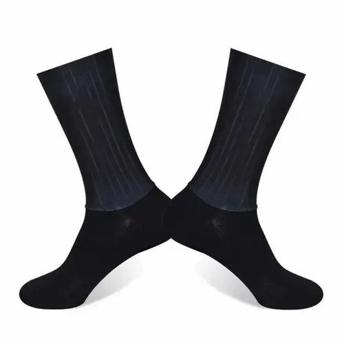 Anti Slip Silicone Summer Aero Socks Whiteline Cycling Socks Men Bicycle Sport Running Bike Socks Calcetines Ciclismo - Image 5
