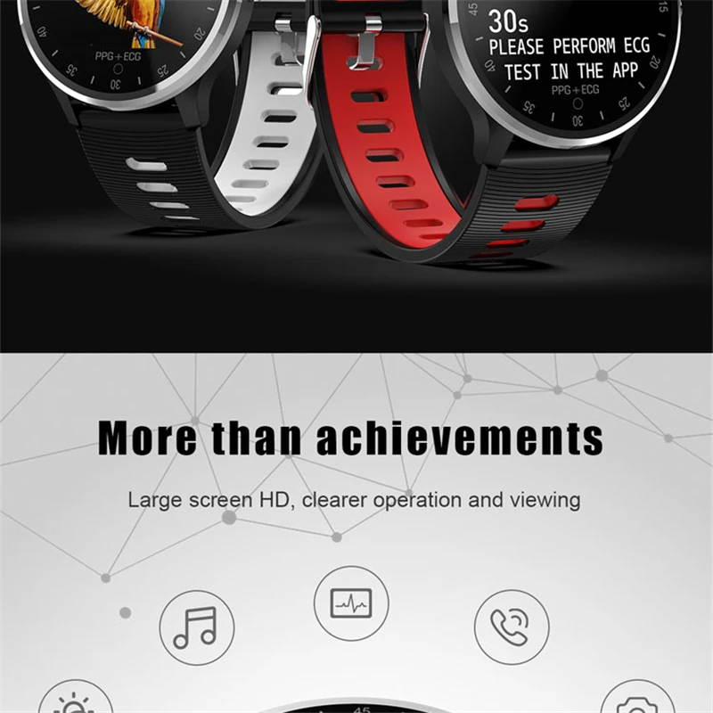 ESEED A9 smart wristband 1.22 inch screen fitness bracelet ECG heart rate health Blood pressure IP67 waterproof for ios android