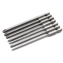 2 шт. 100 мм магнитная длинная Шестигранная отвертка для крестовых головок, Набор отверток, электрическая отвертка, отвертка