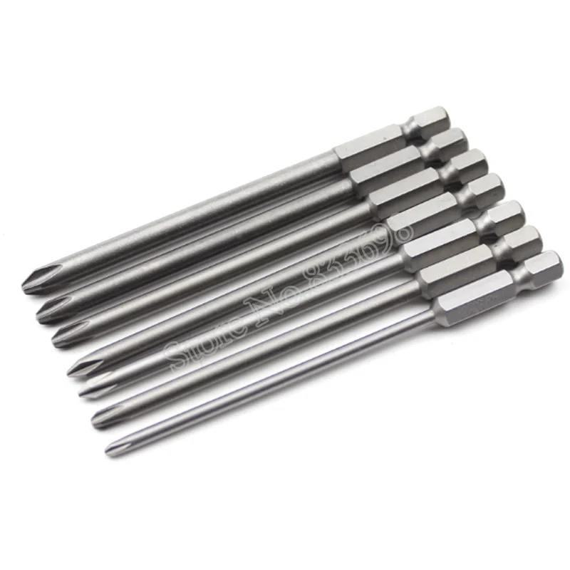 

2Pcs 100mm Magnetic Long Hex For Cross Head Screwdriver Bits screwdriver Set Electric Screwdriver Screwdri