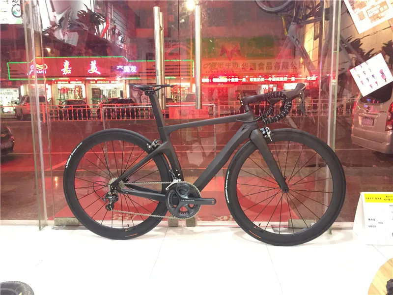 Cheap Complete Carbon Fiber Road Bike Racing Cycling,T800 Carbono Fibre Frameset,R36 Carbon Wheels,SH1MANO 3500/4700/5800/R8000/9100 3