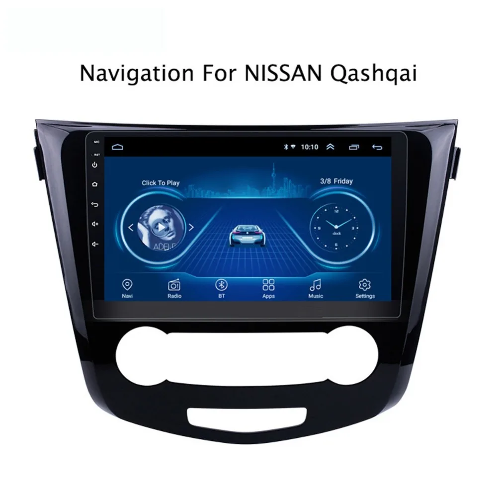 Супер тонкий сенсорный экран Android 9,1 радио gps навигация для Nissan x-trail Qashqai головное устройство планшеты стерео Мультимедиа Bluetooth