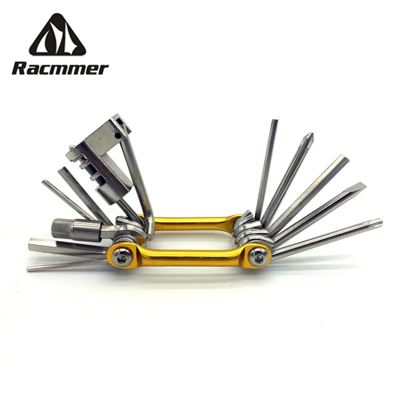 Racmmer 11 в 1 Cr Mo многофункциональный мини карманный ремонтный инструмент для