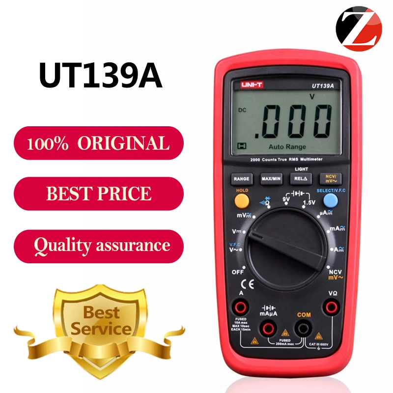 Free Shipping UNI T UT139A True RMS VFC Function NCV designed Digital