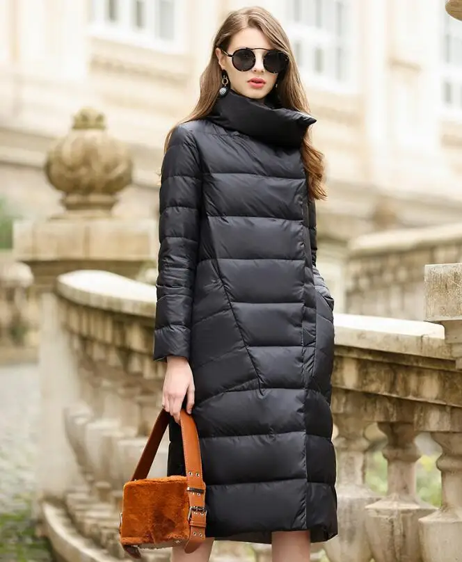 jacket feathers coats Female Jacket New 2018 Fashion Coat Women Winter Coat Slim Women Parka Warm Hooded Winter Jacket Women