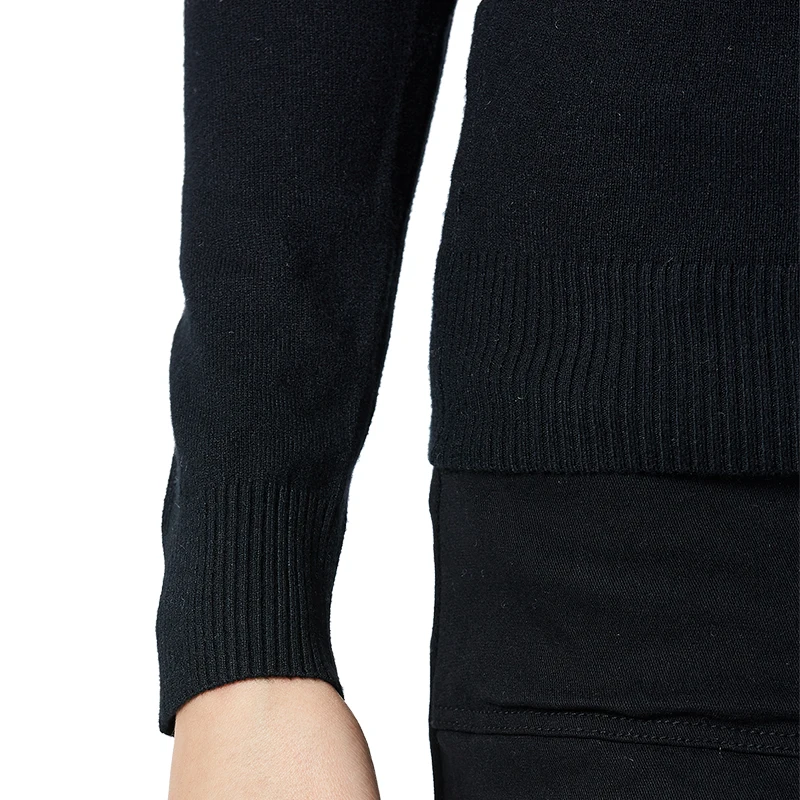 GLO-STORY, минималистичный стиль, базовая водолазка, Женский пуловер, свитер, однотонное разноцветное нижнее белье, трикотажные топы, зимние WMY-8446