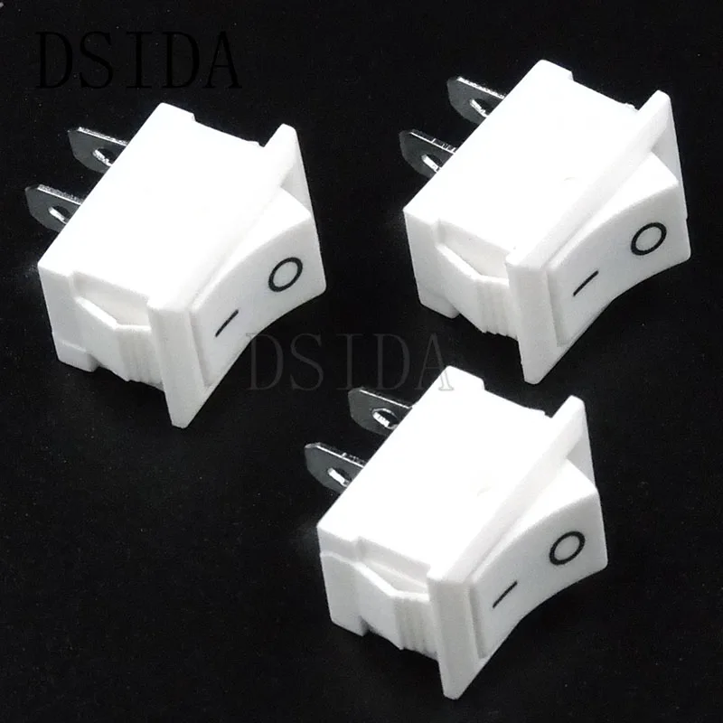 10PCS KCD1 6A 250V 10A 125V 2Pin 15*21mm ON OFF Ship Type Switch 15X21 ...